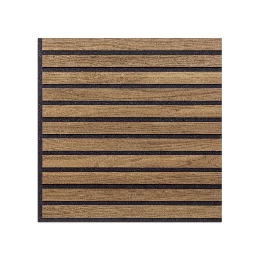 10 x panneau acoustique décoratif 58x58 cm bois noyer Deco BN Promotion