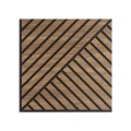 10 x panneau décoratif acoustique 58x58cm bois noyer Deco DN Promotion