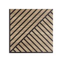 10 x panneau bois chêne décoratif acoustique 58x58cm Deco DR Promotion