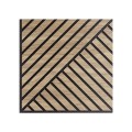 10 x panneau bois chêne décoratif acoustique 58x58cm Deco DR Promotion