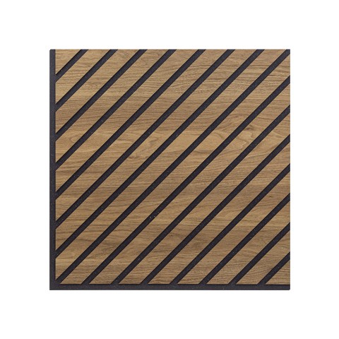 10 x panneau acoustique bois noyer décoratif 58x58cm Deco CN Promotion