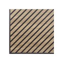 10 x panneau 58x58 cm bois chêne décoratif acoustique Deco CR Promotion