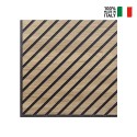 10 x panneau 58x58 cm bois chêne décoratif acoustique Deco CR Vente