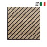 10 x panneau 58x58 cm bois chêne décoratif acoustique Deco CR Vente