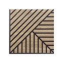 Lot de 10 panneaux acoustiques en bois de chêne 58x58cm décoratifs Deco AR Promotion
