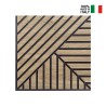 Lot de 10 panneaux acoustiques en bois de chêne 58x58cm décoratifs Deco AR Vente