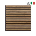 20 x panneau décoratif 58x58cm acoustique bois noyer Deco MXN Offre