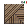 20 x panneau décoratif 58x58cm acoustique bois noyer Deco MXN Caractéristiques