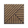 20 x panneau décoratif 58x58cm acoustique bois noyer Deco MXN Remises