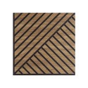 20 x panneau décoratif 58x58cm acoustique bois noyer Deco MXN Modèle
