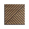 20 x panneau décoratif 58x58cm acoustique bois noyer Deco MXN Modèle