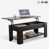 Table basse relevable de salon avec coffre de rangement moderne Suares Offre
