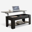 Table basse relevable de salon avec coffre de rangement moderne Suares Achat