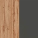 Îlot central pour cuisine moderne 2 portes table en bois 125x90x90cm Deer 