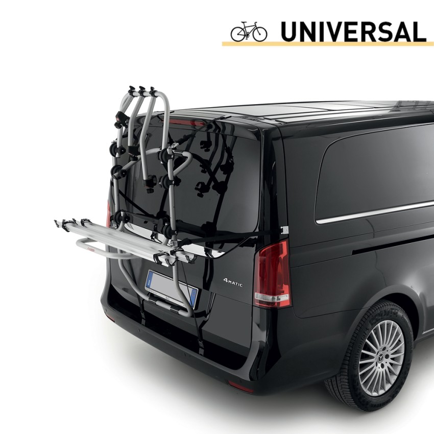 Porte-vélos universel pour 2 vélos hayon arrière Bici Ok 2 Van Promotion Porte-vélos universel pour 2 vélos hayon arrière Bici Ok 2 Van Promotion