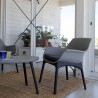 Salon de jardin extérieur canapé table basse 2 fauteuils Luxor Lounge Prix