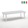 Table de jardin extensible 160-220x90cm polypropylène Bergen Réductions