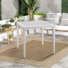 Table de jardin bar extérieur carré 80x80cm en polypropylène Malmo Catalogue