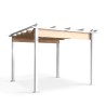 Tonnelle de jardin style pergola 3x3m en aluminium Firenze UV Moon Catalogue