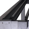 Pergola bioclimatique manuelle de jardin en aluminium 3x4m Trinidad Prix