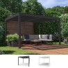 Pergola bioclimatique manuelle de jardin en aluminium 3x4m Trinidad Vente