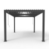 Pergola bioclimatique manuelle de jardin en aluminium 3x4m Trinidad Modèle