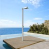 Douche de jardin extérieure pommeau rond mélangeur Quick 