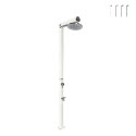 Douche de jardin extérieure pommeau rond mélangeur Quick 