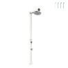 Douche de jardin extérieure pommeau rond mélangeur Quick 