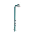 Douche moderne pour jardin extérieur avec lampe solaire LED Quick Achat