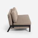 Canapé-lit 2 places design moderne en tissu velours salon Bellamy Catalogue