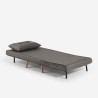Fauteuil-lit pliant en tissu avec pieds en bois Miriam Prix