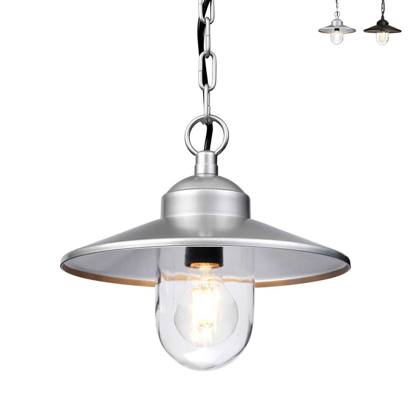 Lampe suspendue extérieure en métal style industriel Klampenborg8 Vente Lampe suspendue extérieure en métal style industriel Klampenborg8 Vente
