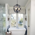 Lustre design moderne chandelier suspension 4 lumières Blacksmith Vente