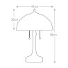 Lampe de bureau classique style Tiffany 2 Kami Réductions