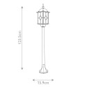 Lampadaire classique de jardin lanterne extérieure en aluminium Wexford 4 Réductions