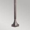 Lampadaire classique de jardin lanterne extérieure en aluminium Wexford 4 Remises