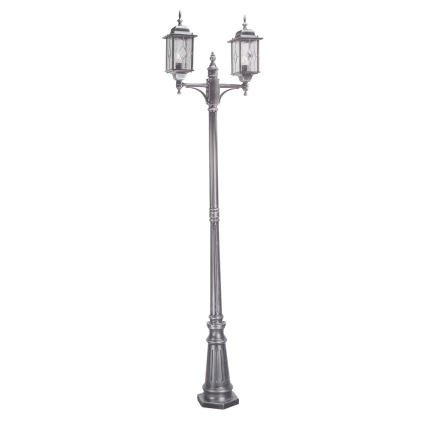 Lampadaire de jardin extérieur classique 2 lanterne IP44 Wexford 8 Promotion Lampadaire de jardin extérieur classique 2 lanterne IP44 Wexford 8 Promotion