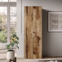 Armoire moderne bureau séjour 2 portes 3 étagères 63x35x184cm Monts Achat