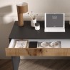Bureau moderne gain de place avec tiroir 110x50x76cm Liam Dimensions