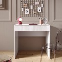 Bureau gain de place 78x50x76cm pour bureau/chambre avec tiroir Kirk Caractéristiques