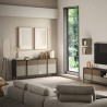 Buffet moderne salon cuisine 4 portes 206x40x86cm Solna Caractéristiques