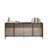 Buffet moderne salon cuisine 4 portes 206x40x86cm Solna Choix