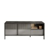 Meuble TV salon design moderne 2 portes 1 tiroir 156x40x64cm Saban Choix