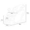 Fauteuil de massage chauffant relax Zero Gravity professionnel Fujiko 