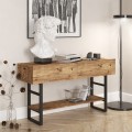 Console d'entrée en bois métal style industriel 2 tiroirs Etage Promotion