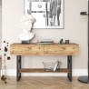 Console d'entrée en bois métal style industriel 2 tiroirs Etage Offre