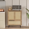 Buffet cuisine multifonction meuble chaussures 3 portes bois Thaon Dimensions