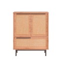 Buffet cuisine multifonction meuble chaussures 3 portes bois Thaon Prix