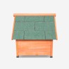 Niche extérieure en bois pour chiens de petite taille 72x76x73cm Buddy Remises